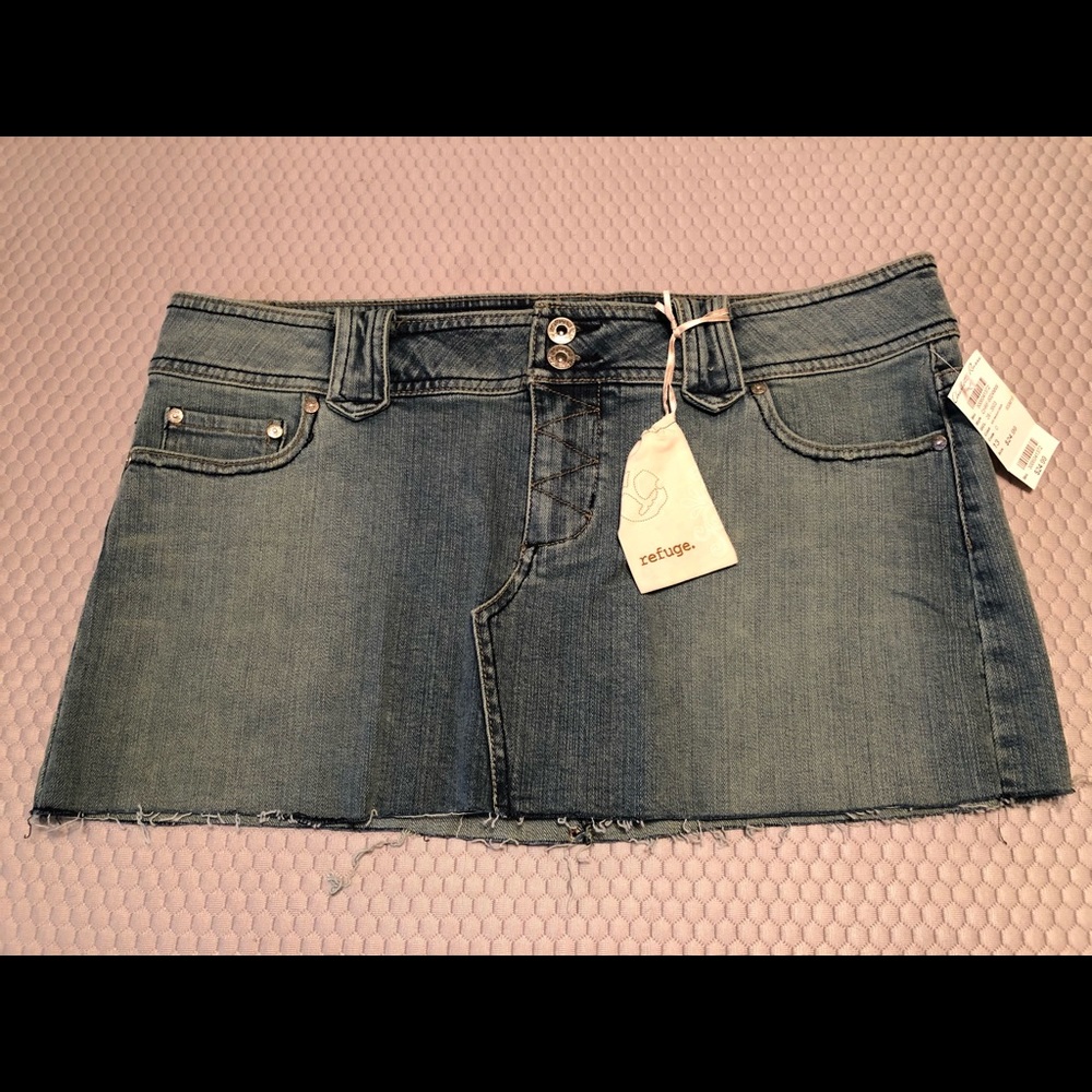 NWT refuge Jean Skirt